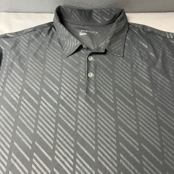 Nike Golf Dri-FIT‎ Performance Polo Shirt ST Fastening Systems Logo Size XXL - Picture 5 of 9
